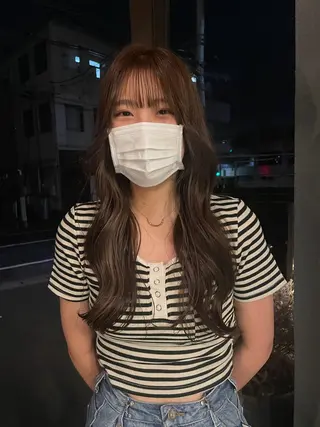 ロング カラー 透明カラー/レイヤー misaki °*のヘアスタイル