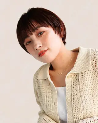 ショート カラー 銀座⚜️【脱白髪染め 美髪矯正】トグチのヘアスタイル