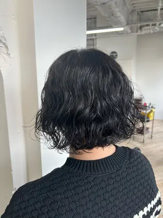 ミディアム カットモデル募集/ 万代/関谷　朋実のヘアスタイル