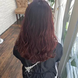 ロング カラー 田中 優衣のヘアスタイル