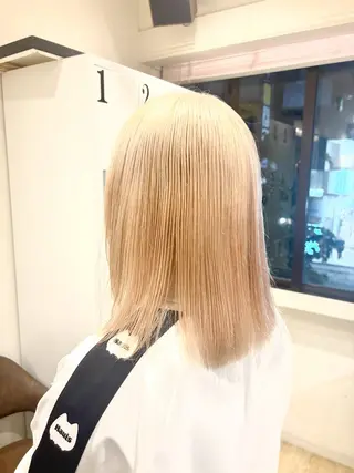 ミディアム カラー 新宿 新井彩斗のヘアスタイル
