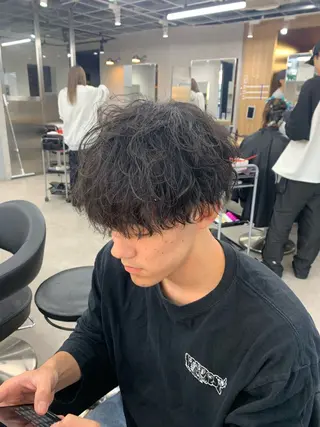 ショート パーマ メンズ ⚡️メンズ特化⚡️ RYUKIのヘアスタイル