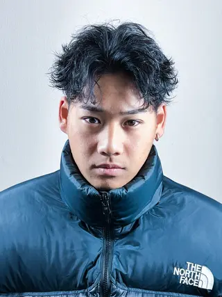 ショート パーマ メンズ SALOWIN名古屋Suite店所属・名古屋のメンズ特化 美容師/わたるのヘアスタイル