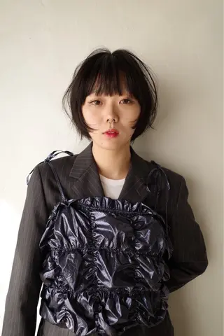 ショート 名古屋レイヤーカット /なつみのヘアスタイル