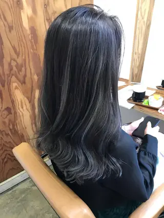 セミロング カラー 💎髪質改善💎 デザイナーshinのヘアスタイル