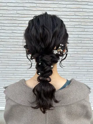 ヘアアレンジ foglia所属・foglia🌼 根本結衣のヘアスタイル