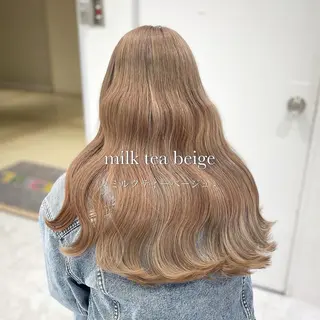 ロング カラー ハイトーン/ダブルカ ラー/RINKA🎀のヘアスタイル