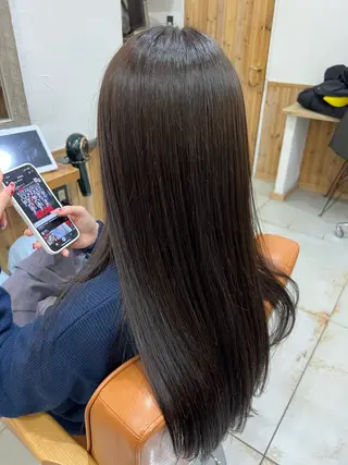 ロング カラー 🌈ダブルカラー🌈 💚みやのしんじ💚のヘアスタイル