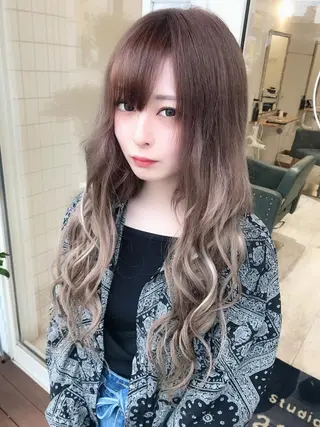 ロング マテリアル 中央駅店のヘアスタイル