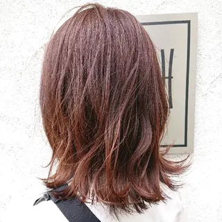 ミディアム カラー ✨技術講師.艶髪✨ ✂︎佐久間✂︎のヘアスタイル