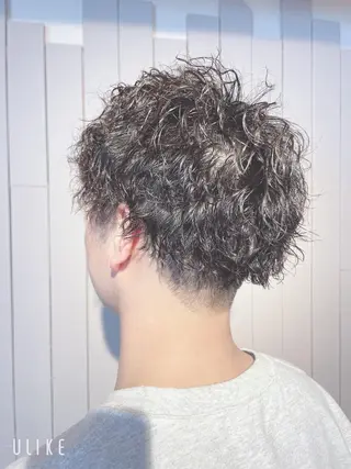 ショート パーマ メンズ ❣️モードケイズ塚口 和田一将のヘアスタイル