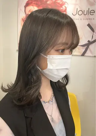 ミディアム 🤍韓国ヘア🇰🇷 タバタサオリ🤍のヘアスタイル