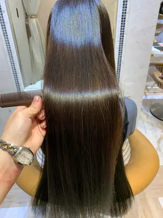 ロング カラー 川井麻由🎀アイドル 量産🎀ピンクカラーのヘアスタイル