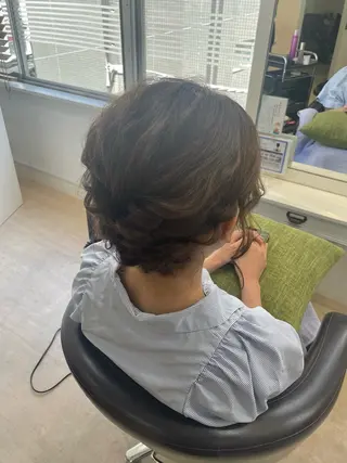 ミディアム ヘアアレンジ 🫧arisa🫧 レイヤー/アレンジのヘアスタイル