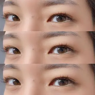 ミディアム パーマ ネイル マツエク・マツパ アイブロウ 𓊆ᶠᵉᵉʸ𓊇 ᶜᴴᴵᴴᴬᴿᵁのマツエク・マツパデザイン