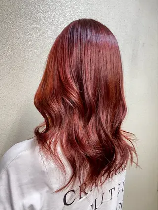 カラー 暖色color🍒 あやかのヘアスタイル
