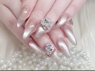 ネイル 🎀彩羽チップ 長さだし専門🎀のネイルデザイン