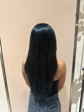 ロング カラー 池見 円花のヘアスタイル