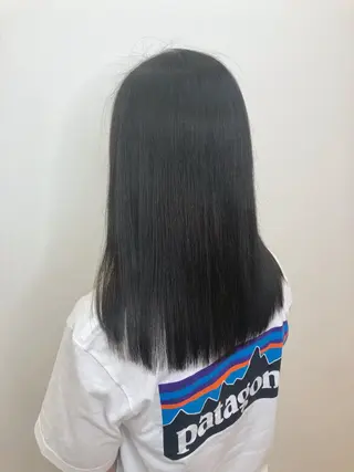 セミロング パーマ 齋藤 らいのヘアスタイル