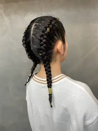 ロング ヘアアレンジ TNB TOKYO所属・Insta 指名 No.1KURUMIのヘアスタイル