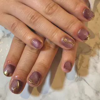 ネイル 岸本 みなみのネイルデザイン