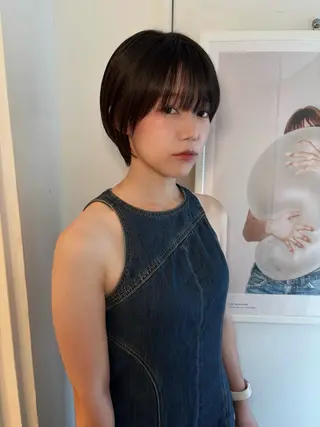 ショート riria🎀カット /透明感カラーのヘアスタイル