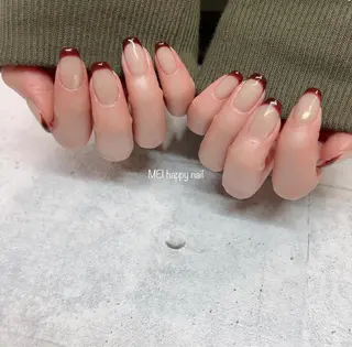 ネイル 北浦和 自爪育成ケアのネイルデザイン