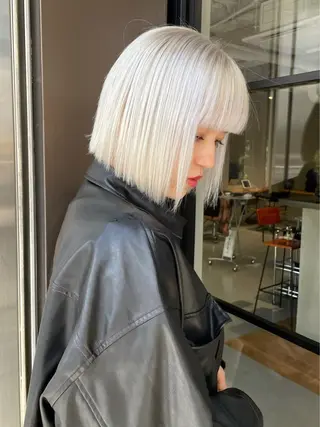 ミディアム カラー yuga/ パーマのヘアスタイル