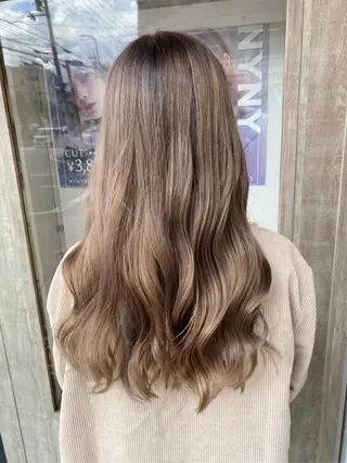 ロング _WHITE難波店[アンダーバーホワイト]所属・艶カラー/髪質改善 /韓国風/中村嘉秀のヘアスタイル