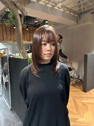 セミロング Ravens 髪質改善のヘアスタイル