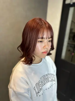ミディアム カラー メンズモデル募集中 <石川愛莉>のヘアスタイル