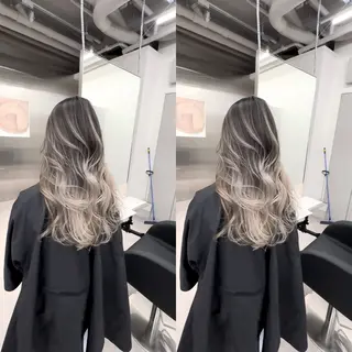 カラー シールエクステ/ ダブルカラー/茉央のヘアスタイル