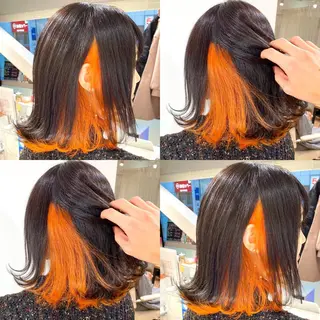 ミディアム カラー  渡部 妃月のヘアスタイル