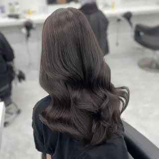 カラー ロング *🕊大人っぽ🌿 赤み消しカラー🕊のヘアスタイル