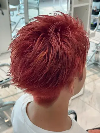 ショート カラー メンズ 🍧透明感カラー🍧 平松秀門のヘアスタイル