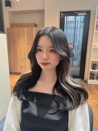 セミロング ボブ/透明感カラー 🇰🇷Ryotaのヘアスタイル