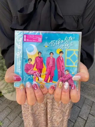 セミロング カラー ネイル 韓国マツエク/まつパ 🎀misaki🎀のマツエク・マツパデザイン