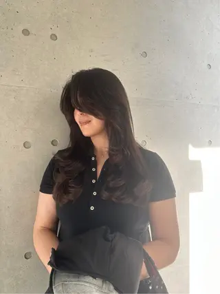 ロング Leverage所属・🗽千田秋菜 海外ヘア🇺🇸のヘアスタイル