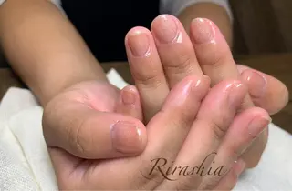 ネイル うる艶♡透明感ネイル Rirashiaのネイルデザイン