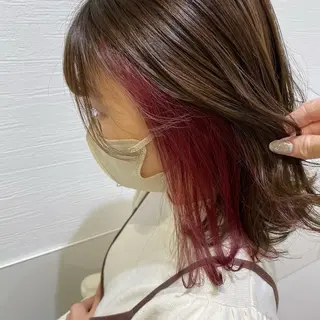 カラー ブリーチ/インナー カラー🌸さくらのヘアスタイル