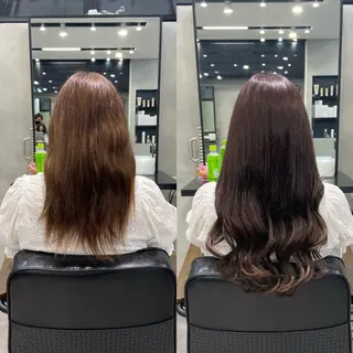 ロング カラー ヘアアレンジ ar+ ❤︎ maiのヘアスタイル