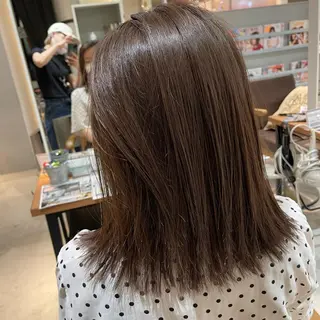セミロング カラー nameless miichiのヘアスタイル