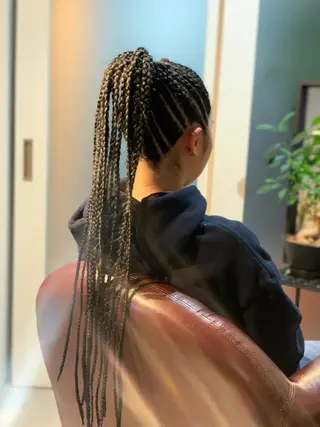 ロング ヘアアレンジ SPINEL Sawaのヘアスタイル