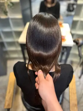 ロング 🌷ブリーチ縮毛矯正 /mina🌷のヘアスタイル