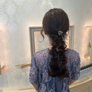 ヘアアレンジ SALOWIN川崎WEST店所属・🌷川崎/アレンジ/ 暖色ボブ/コトネ🌷のヘアスタイル