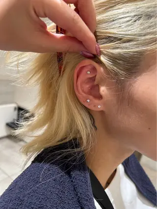 💎耳ツボジュエリー ×銀座美容室💎のヘアスタイル