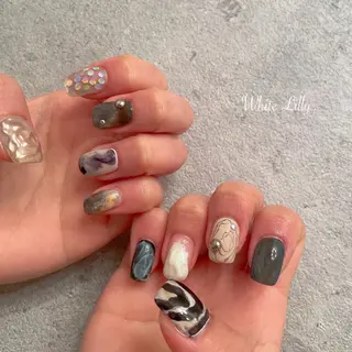 ネイル White lily所属・牧田 雅世のネイルデザイン