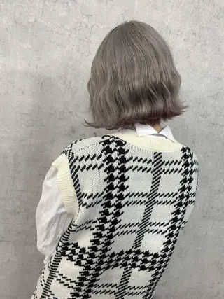 ロング パーマ カラー ヘアアレンジ メンズ キッズ マツエク・マツパ ネイル アイブロウ カラーソムリエ認定 茶屋町Eir岩本のヘアスタイル