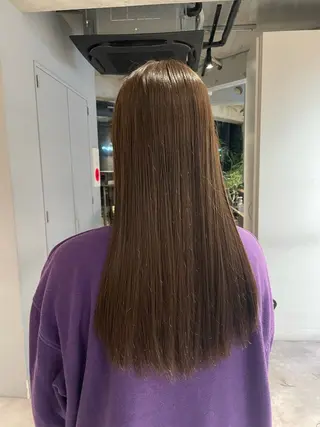 ロング カラー 葉月/ボブ/ 透明感カラー／中目黒のヘアスタイル