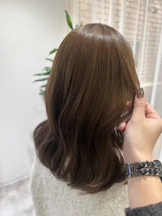 セミロング カラー patou烏丸所属・🤎オリーブカラー× パーマ特化💫森口のヘアスタイル